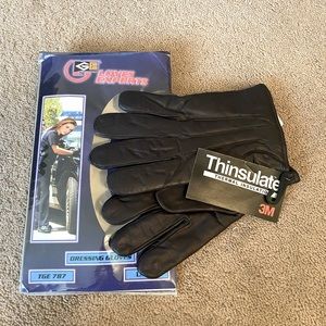 Unisex thermal dressing gloves. New